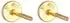 Elli Geo Ohrstecker rund, Emaille, schwarz, Damen, 925 Sterlingsilber (20760360-0)