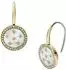 Fossil Classic Ohrstecker Perlmutt, Edelstahl goldfarben (JF04867710)