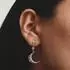 Thomas Sabo Ohrringe Mond und Stern Zirkonia, vergoldet (H2379-M01-14)