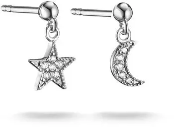 Thomas Sabo Ohrstecker Mond & Stern Zirkonia Damen (H2374-051-14)