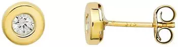 Xenox Ohrstecker Zirkonia 585er Gelbgold (XG14K6087G)