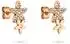 Tamaris The new Glitter Flower Ohrstecker, Edelstahl, roségold (TJ-0853-E-16)