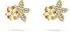 Tamaris The new Glitter Flower Ohrstecker, Edelstahl, gold (TJ-0852-E-16)