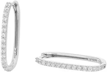 Tom Tailor Creolen Damen Sterling Silber 925 mit Zirkonia 23mm (2100561)