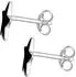 Elli Ohrstecker Stern Astro Trend Filigran 925 Silber schwarz Damen (35674860-0)