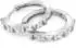 Tom Tailor Creolen Damen, Sterlingsilber 925, Zirkonia, 17mm (TT-E0078)