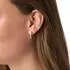 Tom Tailor Creolen Damen, Sterlingsilber 925, Zirkonia, 17mm (TT-E0078)