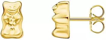 Thomas Sabo Haribo Goldb&auml;r Ohrstecker vergoldet, Damen (H2329-413-39)