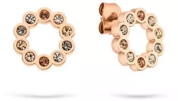 Tamaris Colorful Circles Ohrstecker Edelstahl, ros&eacute;gold (TJ-0865-E-12)