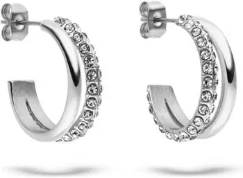 s.Oliver Creolen "The Daily Spark" 17mm Zirkonia, Damen (SOJ-0364-E-20)