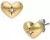 Fossil Sadie Herz-Ohrstecker Damen, Edelstahl, gold