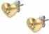 Fossil Sadie Herz-Ohrstecker Damen, Edelstahl, gold