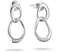 THOMAS SABO Paar Ohrstecker "Together Ohrringe silbern" mit Zirkonia (synth.)