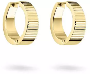 Liebeskind The Riffle Creolen Edelstahl, gold