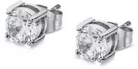 Lotus Paar Ohrstecker "Mens Earrings" mit Glasstein