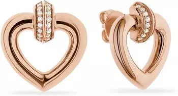 Jette Ohrstecker 925er Silber, rosévergoldet, 32 Zirkonia, Damen (88595301)