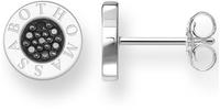 THOMAS SABO Paar Ohrstecker "Classic Pav&eacute; Schwarz, Classic Pav&eacute; Wei&szlig;," mit