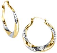 Firetti Paar Creolen "Schmuck Geschenk Gold 375 Ohrschmuck Creole"