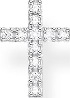 THOMAS SABO Single-Ohrstecker "Kreuz" mit Zirkonia (synth.)