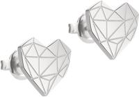 Liebeskind Berlin Paar Ohrstecker "Schmuck Geschenk Edelstahl Ohrringe Herz"