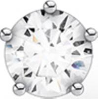 THOMAS SABO Single-Ohrstecker "wei&szlig;er Stein klein" mit Zirkonia (synth.)