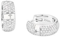 JOOP! Damen Creolen 2027634 Zirkonia Silber