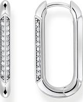THOMAS SABO Paar Creolen "silber" mit Zirkonia (synth.)