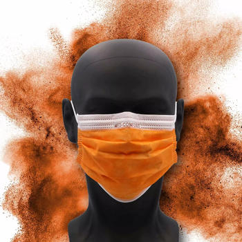 Ampri MED Comfort Einmal-Mundschutz orange (50 Stk.)
