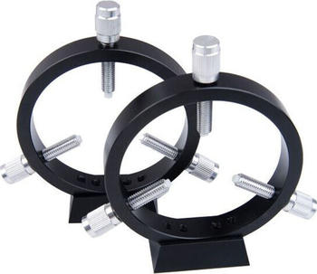 ASToptics Leitrohrschellen CNC Guidescope Rings 90mm w/Raiser blocks