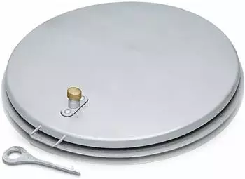 Zarges Schachtabdeckung rund Stahl verzinkt Ø 625mm (47156)