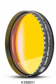 Baader Planetarium 2" Okularfilter Gelb 495nm Langpass (planoptisch poliert)