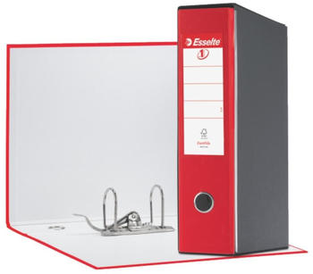 Esselte Eurofile-Ordner mit Aufbewahrungsschachtel Dorso 8cm Rosso Vivida