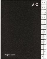 Pagna 24241-04, PAGNA Pultordner, DIN A4, 24 F&auml;cher, A - Z, schwarz (24241-04)