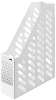 HAN KLASSIK 76 x 248 x 320mm A4 Gitterform Kunststoff wei&szlig; (1601-12)