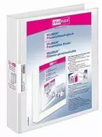 Veloflex Pr&auml;sentationsringbuch Velodur, A4, 2-Ring 30 mm, wei&szlig;
