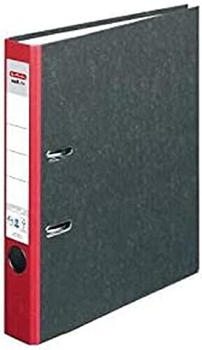 Herlitz Ordner maX.file nature, A4, Rückenbreite: 5cm, Wolkenmarmorbezug, rot, 25 Stück (5141304)