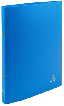 Exacompta Clairefontaine 20x Ringbuch aus PP 500µ mit 2 Ringen 15mm, Rücken 20mm, blickdicht, für Format DIN A4 - Farben sortiert