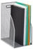 Relaxdays Stehsammler Metall silber