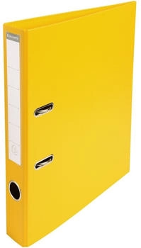 Exacompta 10x Ordner Prem'Touch PVC, Rückenbreite 50mm, 32x29cm für DIN A4 Maxi - gelb