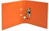 Exacompta 10x Premium-Ordner PREM'TOUCH aus PP mit 2 Ringen, Rücken 50mm, 32x30cm für DIN A4 Überbreite - orange