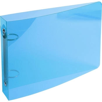 Exacompta 10x Ringbuch aus PP 700µ, 2 Ringe 25mm, Rücken 35mm, 14x18cm - Farben sortiert