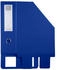 Exacompta 10x Stehsammler aus festem PP 2mm, Rücken 100mm mit aufgeklebtem Etikettenhalter und Griffloch, 23x31cm - dunkelblau