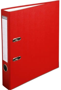 Exacompta 20x Ordner PP, mit 2 Ringen, R&uuml;ckenbreite 50mm, 32x29cm f&uuml;r DIN A4 - rot