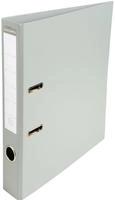 Exacompta 10x Ordner Prem'Touch PVC, R&uuml;cken 50mm, 32x29cm A4 Maxi, Grau, 53540E