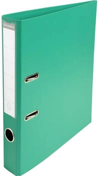 Exacompta 10x Ordner aus PVC mit 2 Ringen, R&uuml;cken 50mm, 32x29cm f&uuml;r DIN A4 &Uuml;berbreite - gr&uuml;n