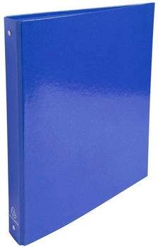 Exacompta 10x Ringbuch aus kaschiertem Karton, 4 Ringe 30mm, Rücken 40mm, 32x26cm für DIN A4 - Iderama - Farben sortiert