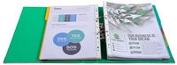 Exacompta 53143E-10, 10 x Exacompta Ordner Premium A4 50mm PP gr&uuml;n