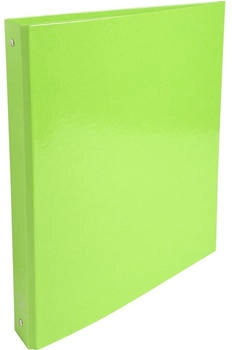 Exacompta 10x Ringbuch aus kaschiertem Karton, 4 Ringe 30mm, R&uuml;cken 40mm, 32x26cm f&uuml;r DIN A4 - Iderama - anisgr&uuml;n