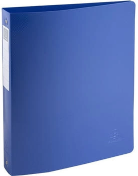 Exacompta 12x Ringbuch A4 Maxi mit 4 Ringen 30mm, Recycling-PP, BeeBlue - Farben sortiert