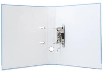 Exacompta 20x Ordner aus PP mit 2 Ringen, R&uuml;cken 50mm, 32x29cm f&uuml;r DIN A4 - hellblau